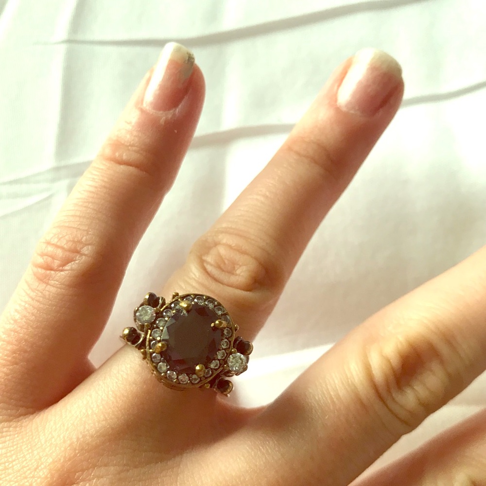 Handmade reversible cocktail ring